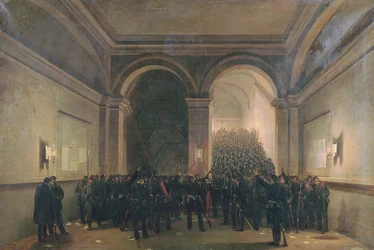Nástup 106. praporu na pařížské radnici, 31. října 1870