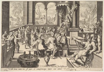 Alegorie vlády dětského krále, 1588.
