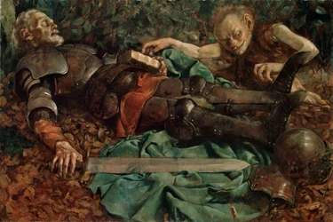 "Zraněný rytíř", 1931.