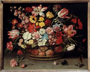 Ovocný koš Obraz od Jacquese Linarda (1600-1645)
