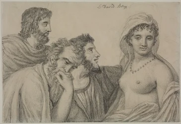 Phryné před soudci, c. 1816-1820.