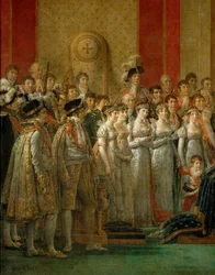 Korunovace Napoleona v katedrále Notre-Dame …