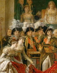 Korunovace Napoleona v katedrále Notre-Dame …