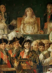 Korunovace Napoleona I. papežem Piem VII. v pařížské katedrále Notre-Dame …