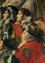 Korunovace Napoleona I. papežem Piem VII. v pařížské katedrále Notre-Dame …