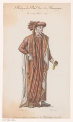 Portrét Filipa Dobrého Philippe le Bon Duc de Bourgogne (titul na objektu)