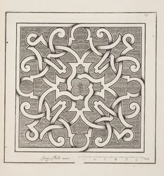 Design for Parterre, od Theater des Plans et Jardinages, pub.1652