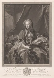 Maria Leczinska z portrétu van Koninga