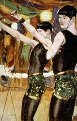 Ekvilibristé v cirkuse (bratři Zemgannovi)