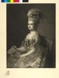 Rakouská arcivévodkyně Marie Kristýna (lept)