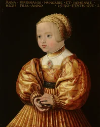 Portrét Anny Rakouské ve věku dvou let, 1530