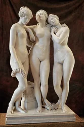 Les Trois Graces - tři Grácie., Salon 1831 ...