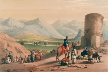 Údolí Majdanu, kolem roku 1839 (litografie, tónovaná)