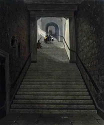 Ancient Staircase, Windsor Castle, from 