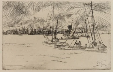 Amsterdam, z Tolhuis, 1863.