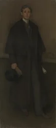 Uspořádání v tělové barvě a hnědé: Portrét Arthura Jerome Eddyho, 1894.