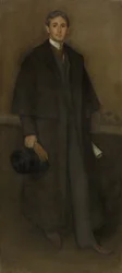 Aranžmá v tělové a hnědé barvě: Portrét Arthura Jerome Eddyho, 1894