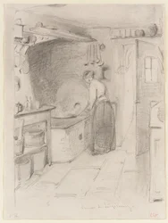 Kuchyně v Lutzelbourgu, 1858.