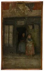 Zlatá a oranžová: 1894-95 (olej na dřevěné desce).