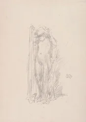 Model Draping, 1890.