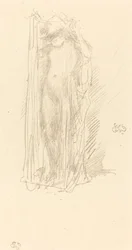 Model Draping, c. 1889.