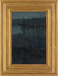 Nokturno v modré a zlaté: Valparaiso, 1866-ca. 1874.