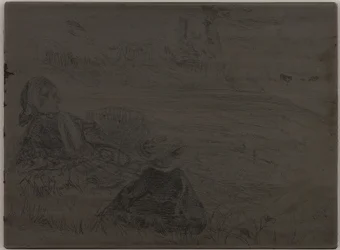 Ošetřovatelka a dítě, 1859.