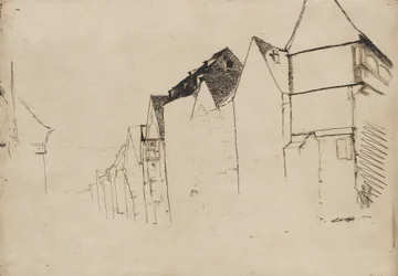 Náčrt domů, 1858.