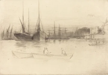 Parníky z věže, 1875.