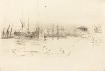 Parníky z věže, 1875.