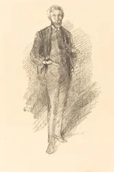 Studie: Joseph Pennell, 1896.