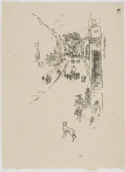 Neděle, Lyme Regis, 1895 (litografie na papíře)