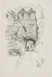 Kněžský dům, Rouen, 1894-95 (litho na papíře)