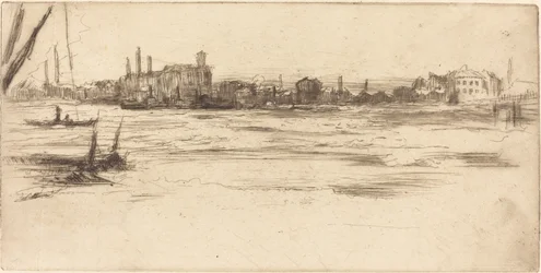 Neklidná Temže, c. 1875.