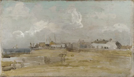 Bílý dům, asi 1884-85 (olej na dřevěné desce)