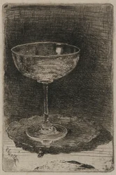 Sklenice na víno, 1858.