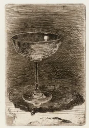 Sklenice na víno, 1858.