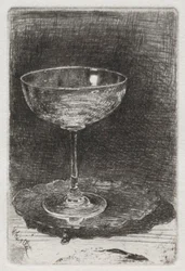 Sklenice na víno, 1858.