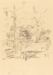 Tete-a-tete v zahradě, 1894.