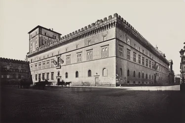 Benátský palác, c. 70. léta 19. století.