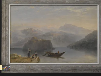 Lago Maggiore (?) (Olej na plátně)