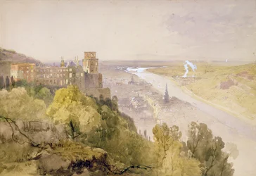 Pohled na Heidelberg