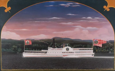 Pádlový parník Metamora, 1859