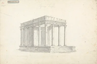 Pl. VIII Jupiterův chrám v Thébách