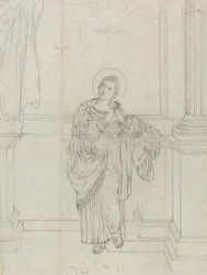 Svatá Agnes (po Domenichino)