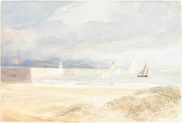 Shore Scene with Sailboats (Portland, Dorset?)   1219203   cs       czech Successfully Translated  Original: Entry of Mm. de Vroncourt, Tyllon, and Marimont, from The Combat at the Barrier Translat: Entry of Mm. de Vroncourt, Tyllon, and Marimont, from The