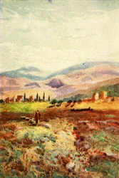 Ruiny Sard - Odhalení. iii. 1., c1924. Tvůrci: James Clark, Henry A Harper.