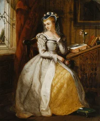V knihovně, 1897