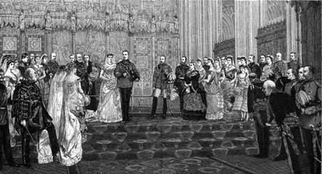 Sňatek vévody a vévodkyně z Albany, 27. dubna 1882, 1900