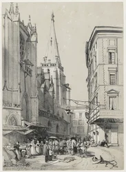 Náčrtky doma i v zahraničí: Lyonský kostel sv. Heziera, říjen 1832